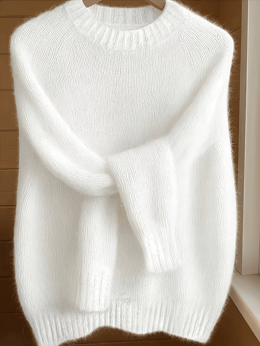 Kastanja | Damen Oversized Strickpullover