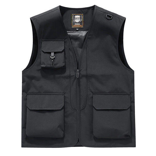 Bjorn | Herren Multifunktionale Utility-Weste mit Mehrfachtaschen