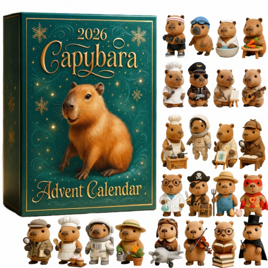 Cathelijne | Capybara Adventskalender Weihnachtsgeschenke zum Befüllen
