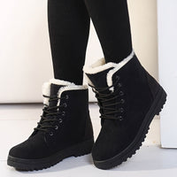 Benedikte | Chelsea Boots Damen mit Kunstfellkragen