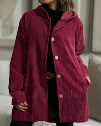 Nannika | Offene Lange Strickjacke mit Taschen für Damen