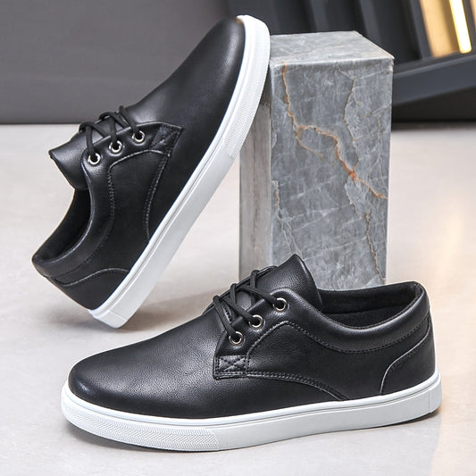 David | Herren Sneaker mit Schnürung und Blockabsatz, Braun