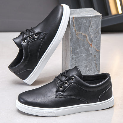David | Herren Sneaker mit Schnürung und Blockabsatz, Braun