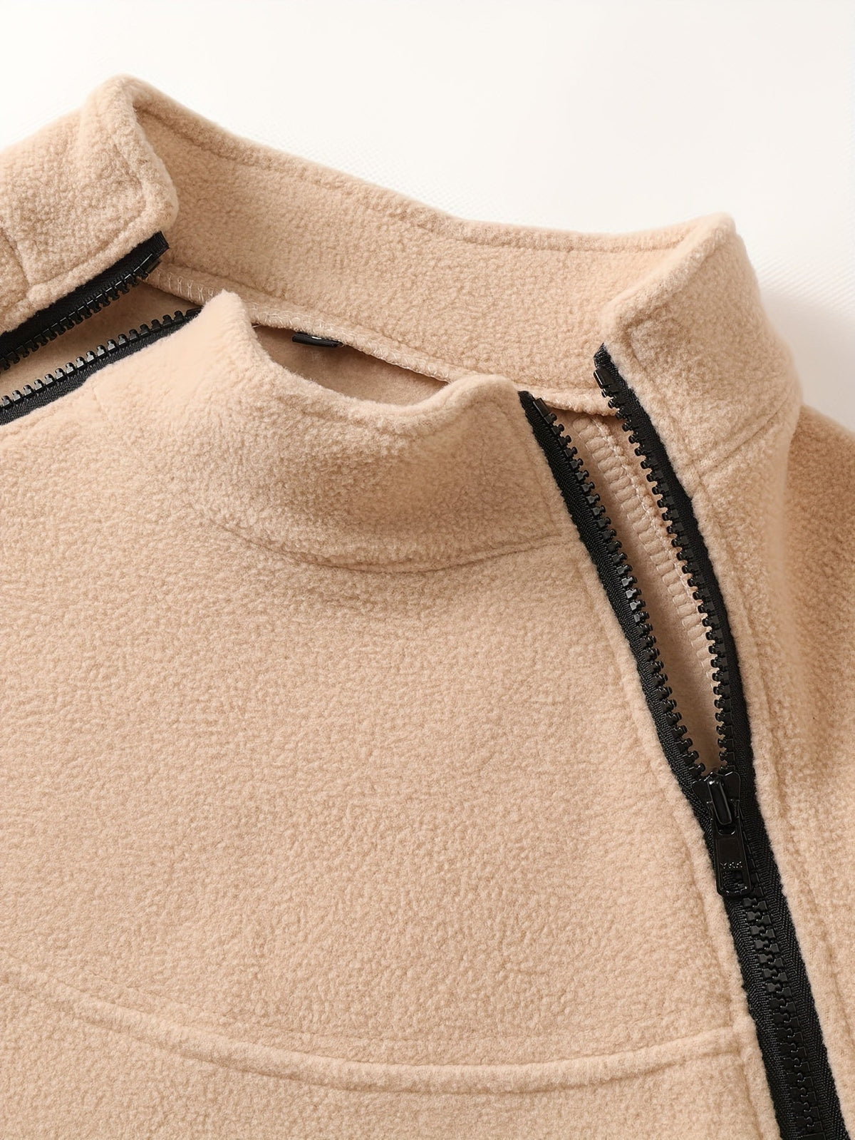 Emiel | Herren Strickpullover mit Reißverschluss Stehkragen