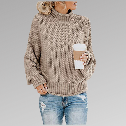 Henriette | Damen Oversized Zopfmuster Strickpullover