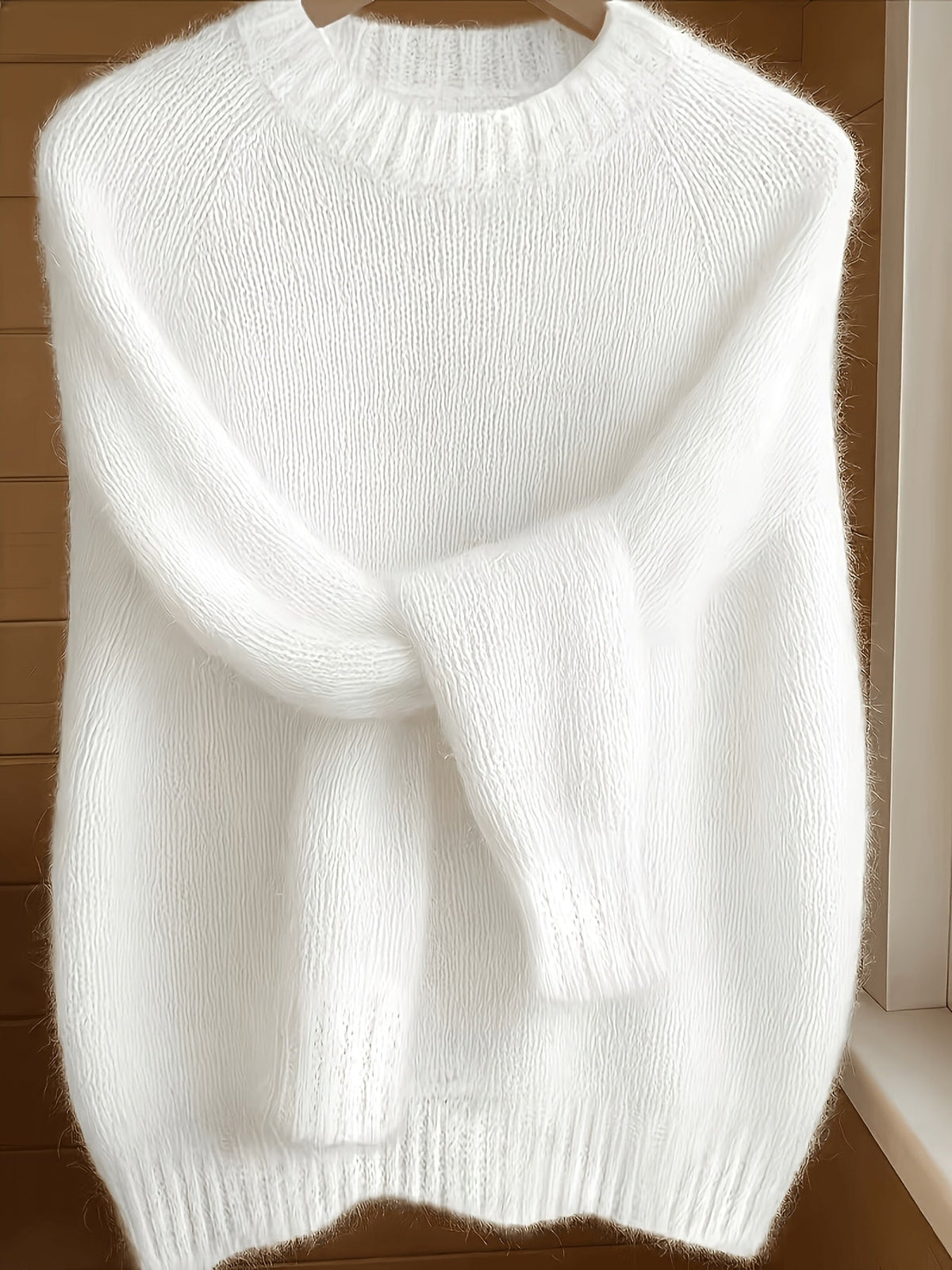 Kastanja | Damen Oversized Strickpullover