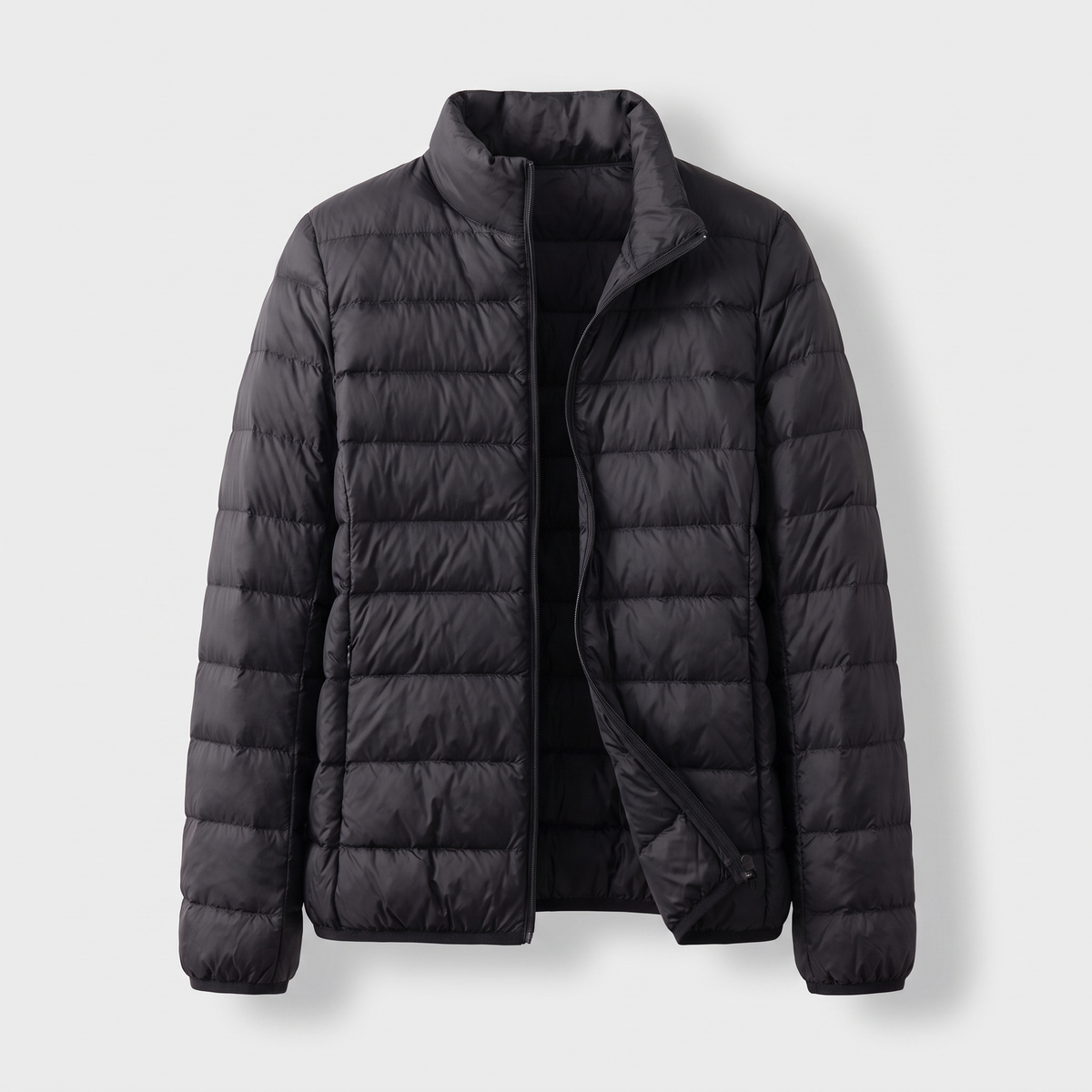 Daphnee | Winterjacke Damen Gesteppt Longline Stehkragen