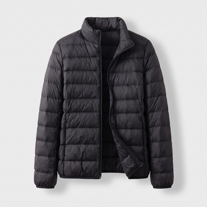 Daphnee | Winterjacke Damen Gesteppt Longline Stehkragen