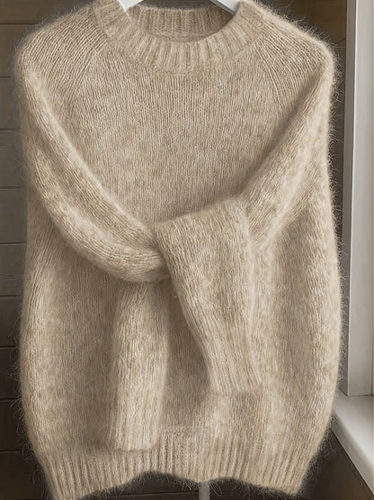 Kastanja | Damen Oversized Strickpullover