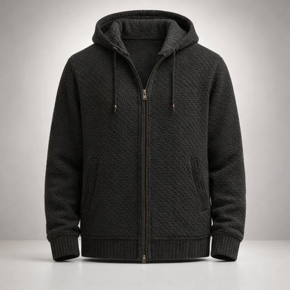 Remco | Herren Hoodie mit Reißverschluss und Kängurutasche