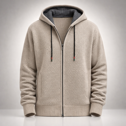 Remco | Herren Hoodie mit Reißverschluss und Kängurutasche