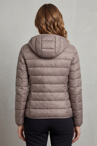Freyana | Gesteppte Kapuzen Winterjacke Damen Leicht