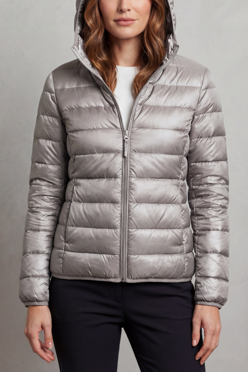 Freyana | Gesteppte Kapuzen Winterjacke Damen Leicht