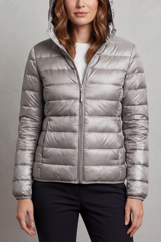 Freyana | Gesteppte Kapuzen Winterjacke Damen Leicht