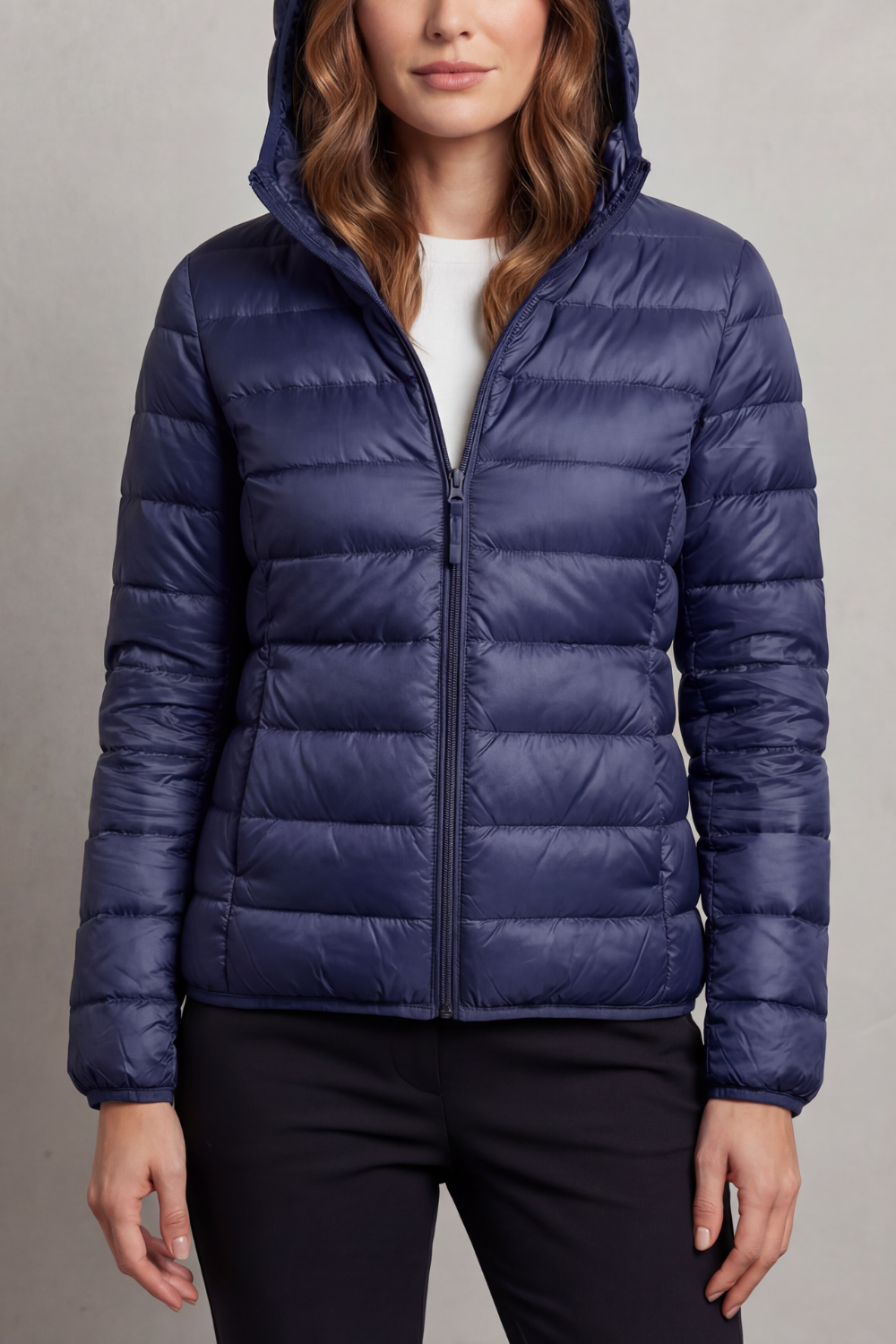 Freyana | Gesteppte Kapuzen Winterjacke Damen Leicht