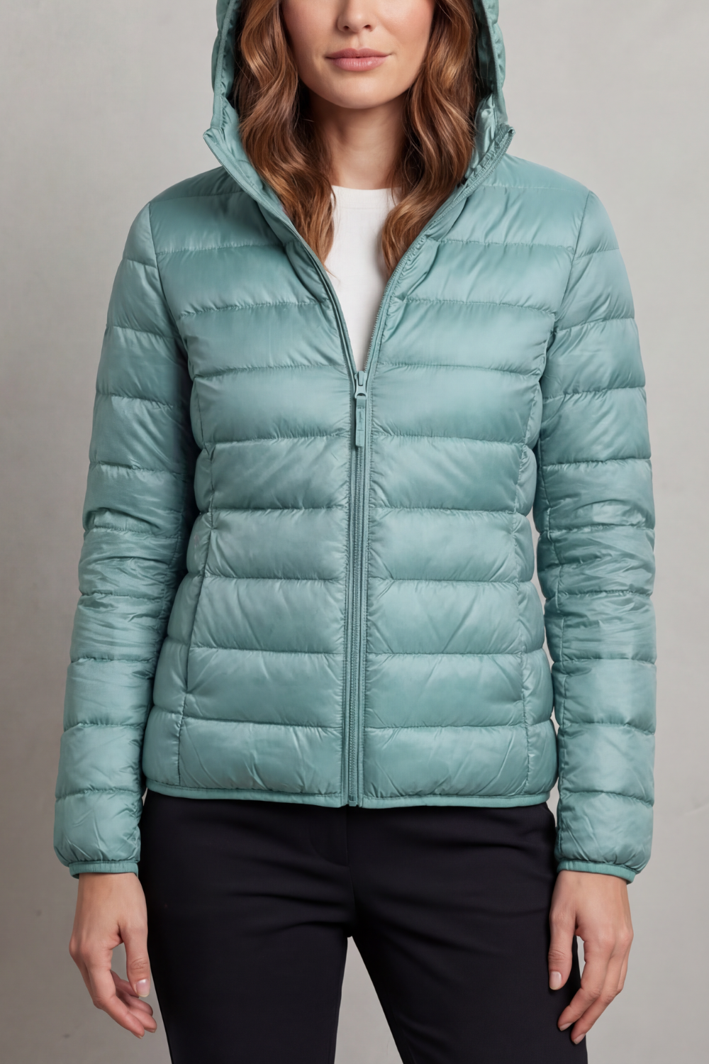 Freyana | Gesteppte Kapuzen Winterjacke Damen Leicht