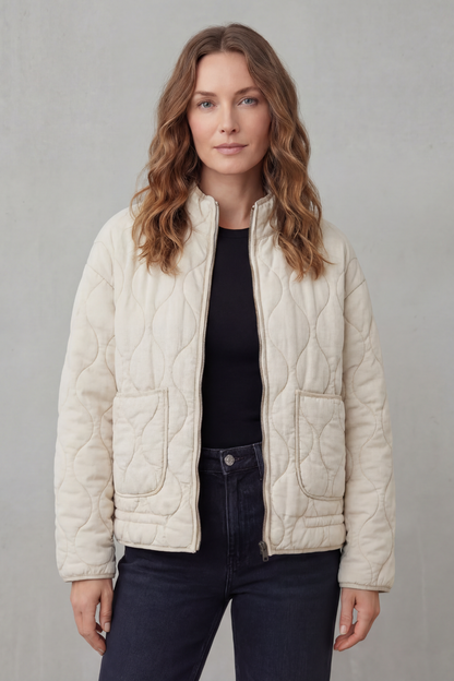 Anneliese | Pufferjacke Damen Gesteppt mit Stehkragen