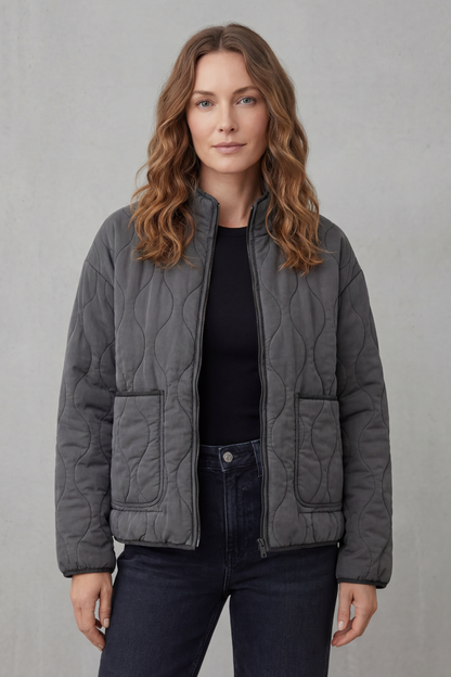 Anneliese | Pufferjacke Damen Gesteppt mit Stehkragen