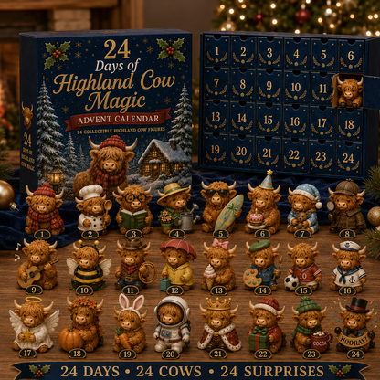 Lenora | Adventskalender Weihnachtsgeschenke Hochlandrind Figuren
