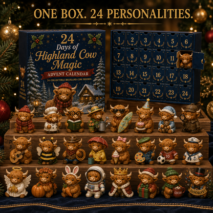Lenora | Adventskalender Weihnachtsgeschenke Hochlandrind Figuren