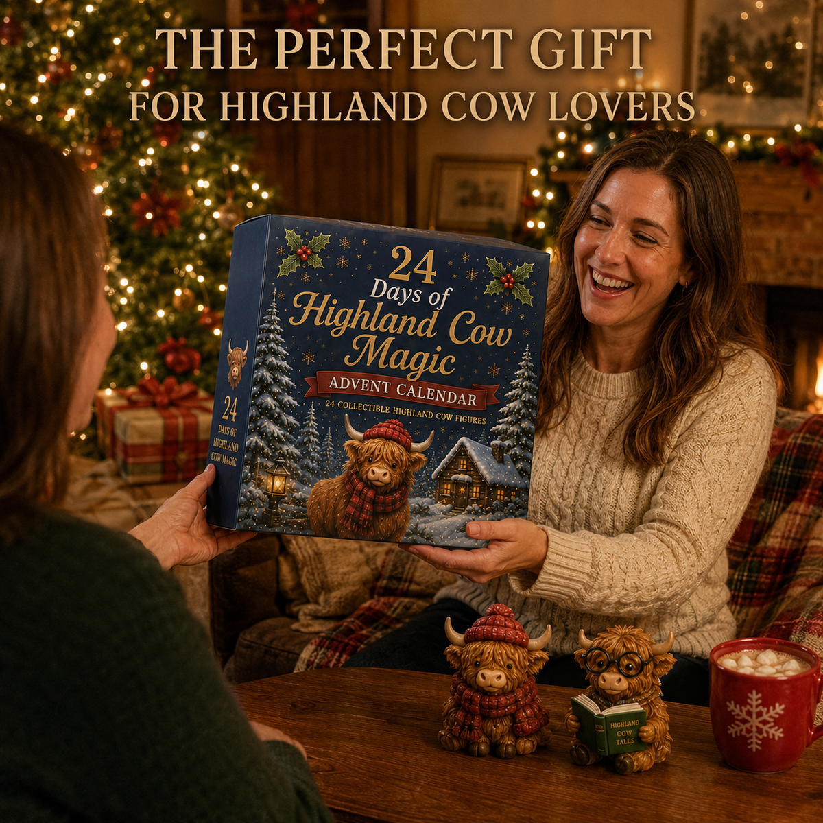 Lenora | Adventskalender Weihnachtsgeschenke Hochlandrind Figuren