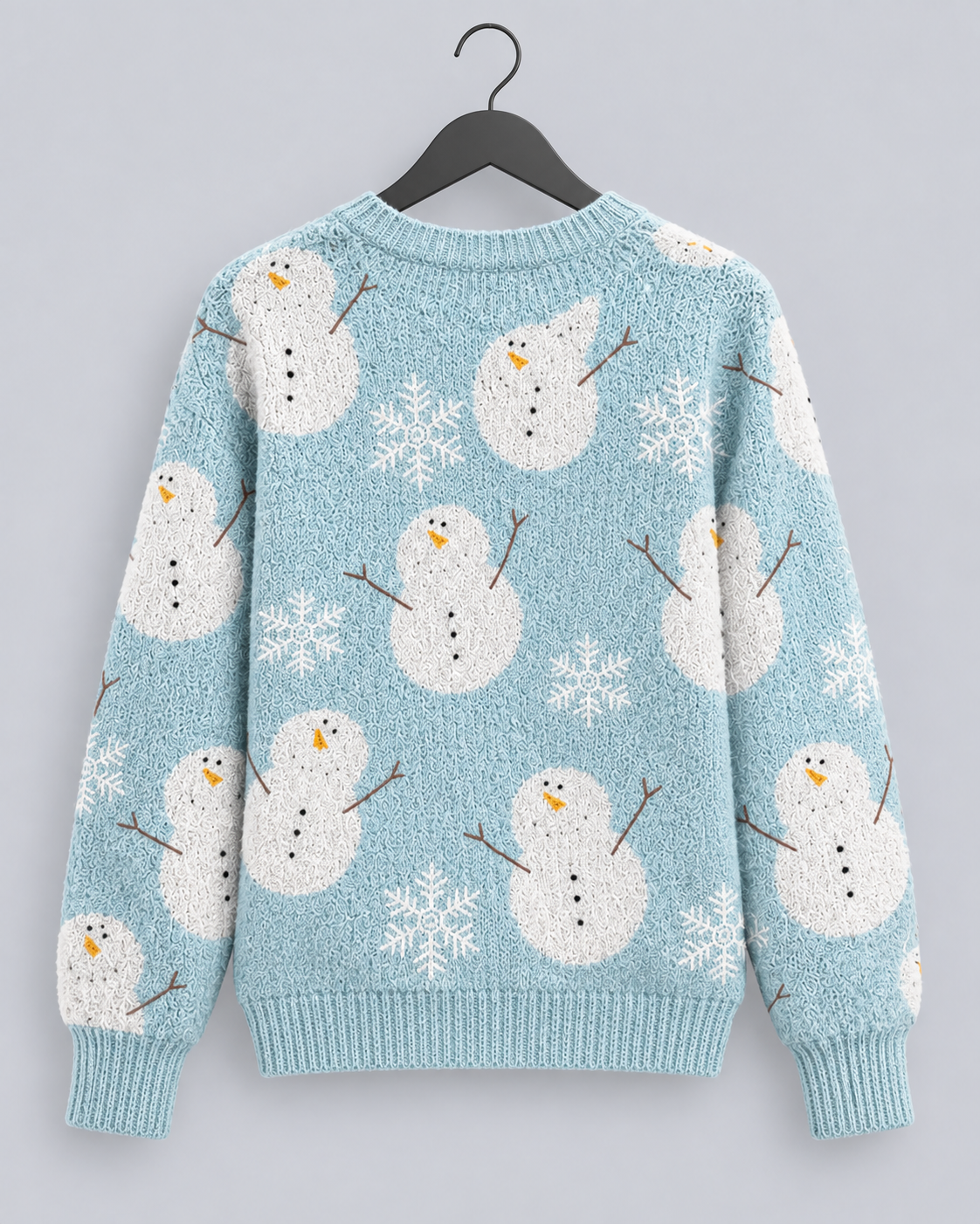 Frieda | Weihnachtspullover Damen mit Rentiermuster Rundhals