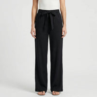 Paulien | Elegante Hose mit weitem Bein und Bindegürtel