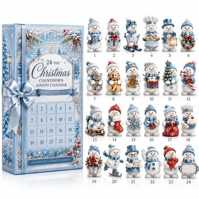 Chantelle | Adventskalender Weihnachtsgeschenke Schneemann-Figuren