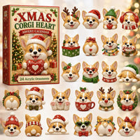 Marja | Adventskalender Weihnachtsgeschenke Corgi Ornament Set