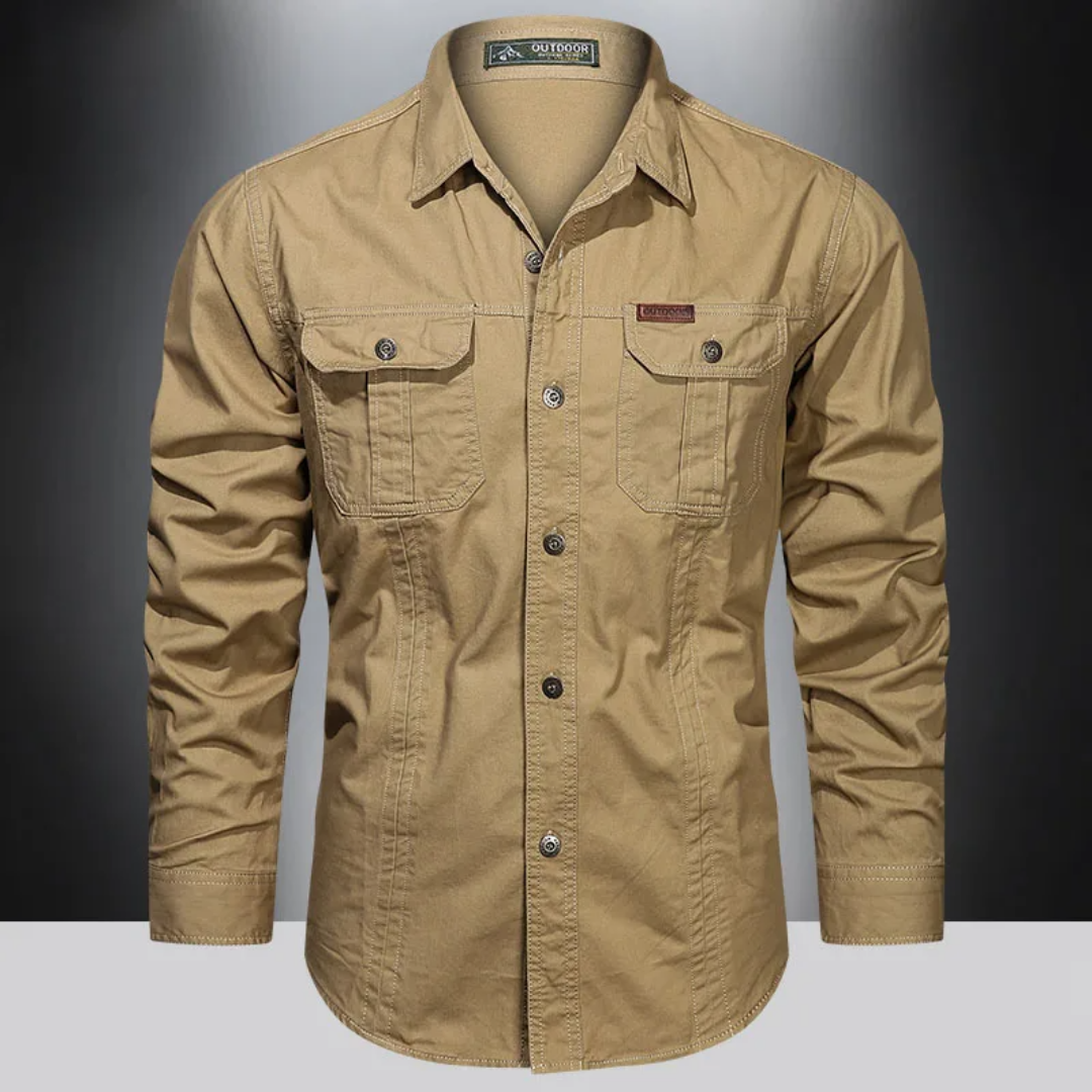 Job | Herren Outdoor Hemd Langarm mit Brusttaschen