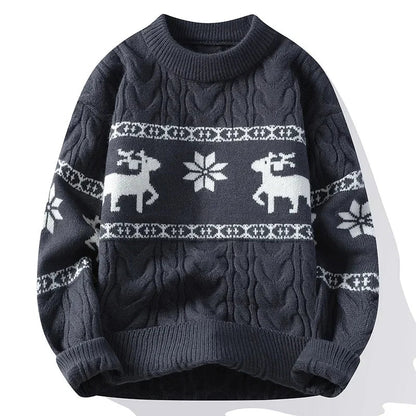 Colby | Weihnachtspullover Rentier Norwegermuster Herren