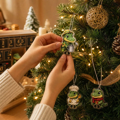 Joukje | Adventskalender Weihnachtsgeschenke mit 24 Acryl-Anhängern