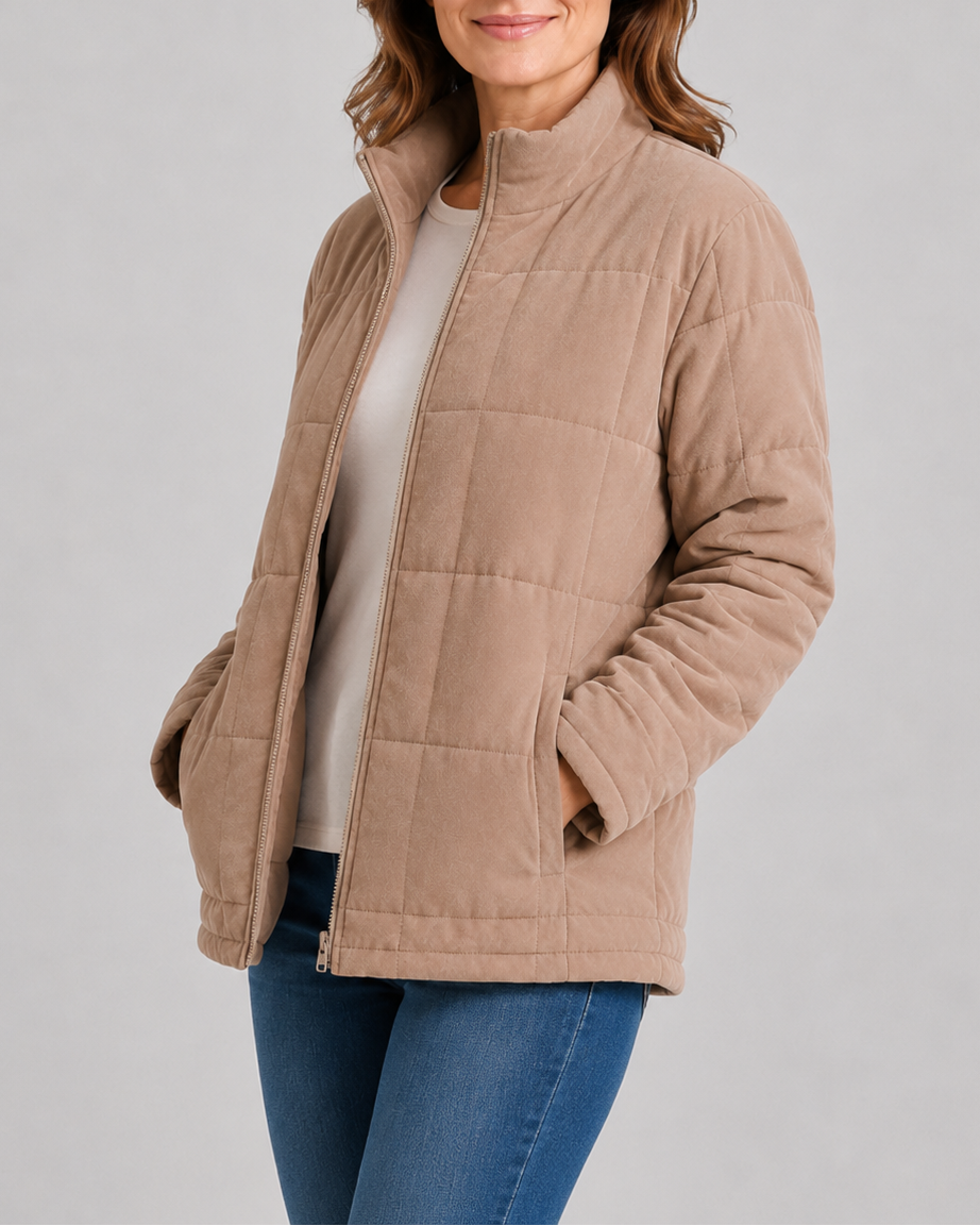 Journey | Gesteppte Jacke mit Stehkragen für Damen