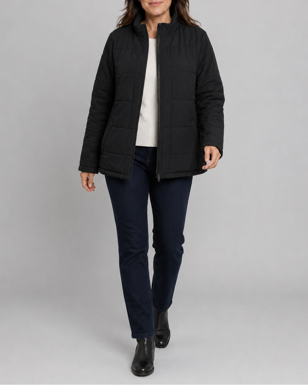 Journey | Gesteppte Jacke mit Stehkragen für Damen