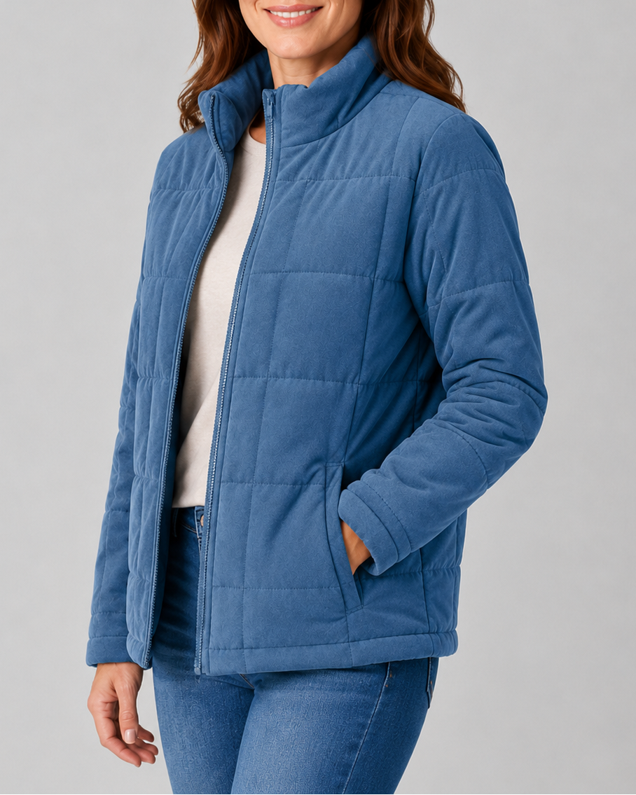 Journey | Gesteppte Jacke mit Stehkragen für Damen