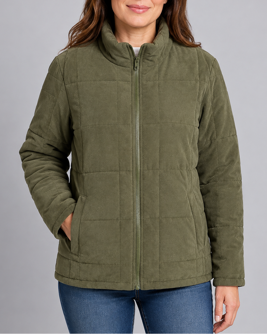 Journey | Gesteppte Jacke mit Stehkragen für Damen