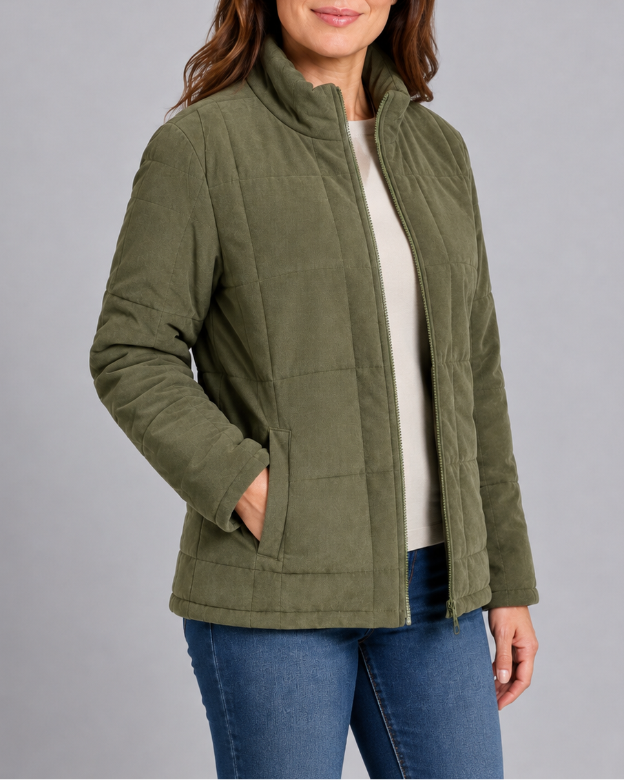 Journey | Gesteppte Jacke mit Stehkragen für Damen