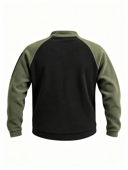 Emiel | Herren Strickpullover mit Reißverschluss Stehkragen