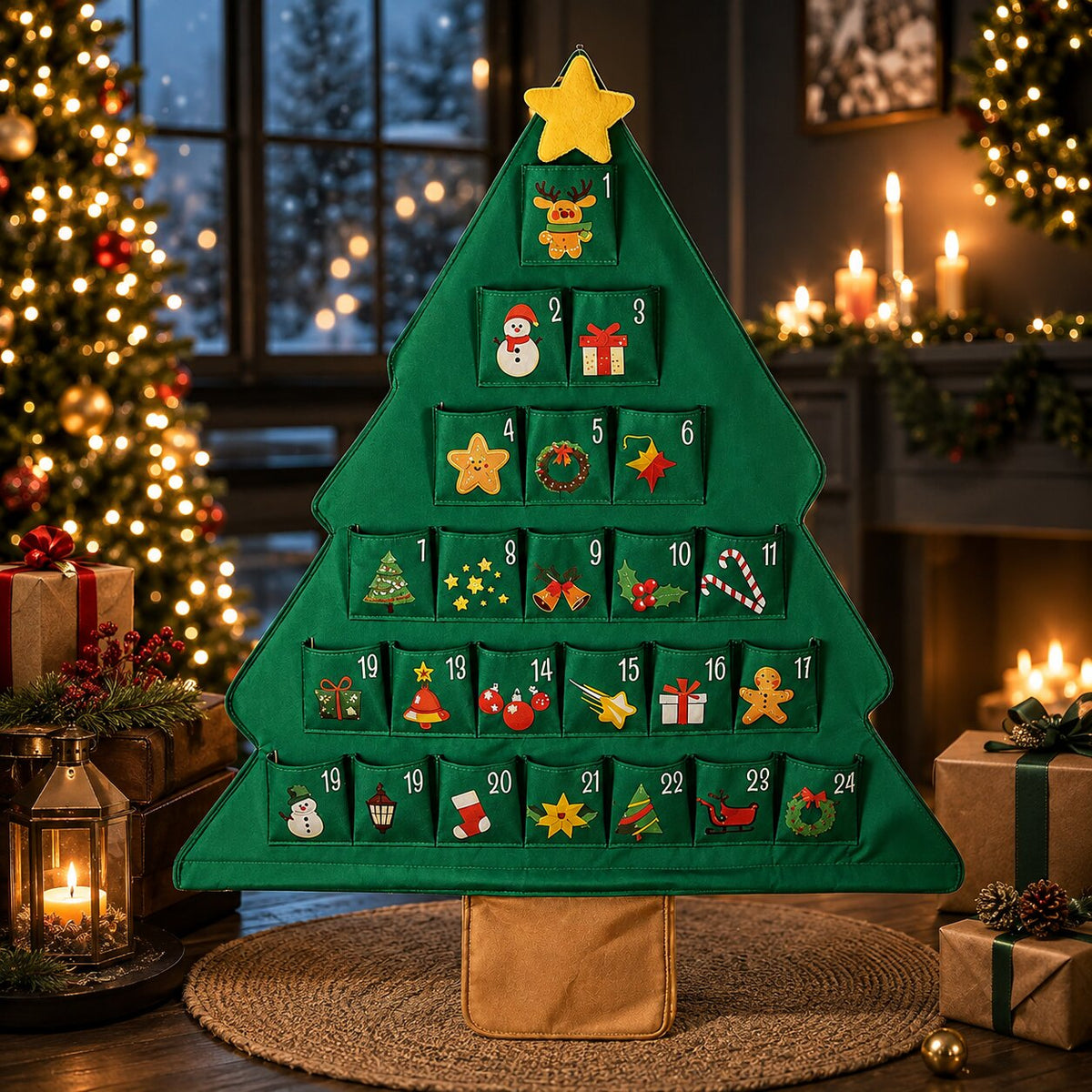 Sabine | Adventskalender Weihnachtsgeschenke Stoff-Tannenbaum