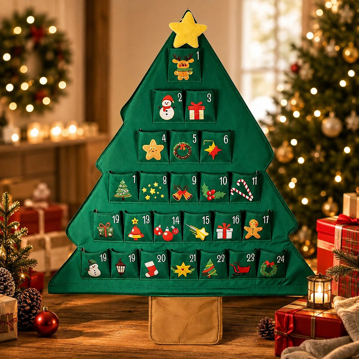 Sabine | Adventskalender Weihnachtsgeschenke Stoff-Tannenbaum