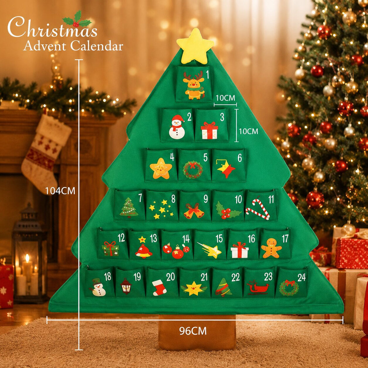 Sabine | Adventskalender Weihnachtsgeschenke Stoff-Tannenbaum