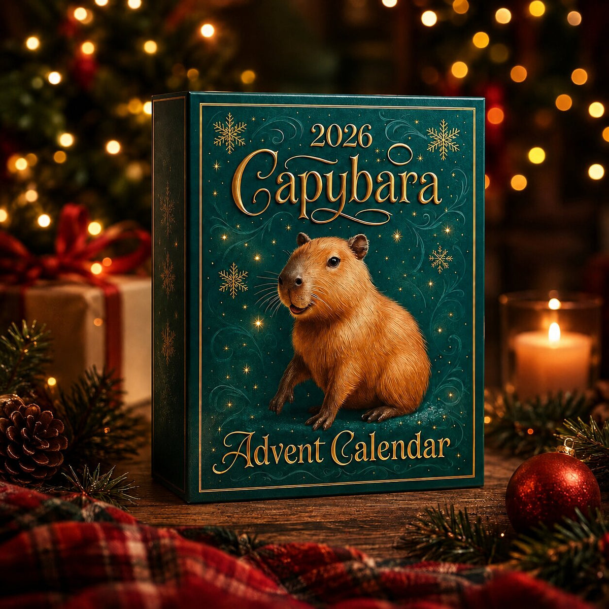 Hiltje | Adventskalender Weihnachtsgeschenke Capybara 24 Türchen