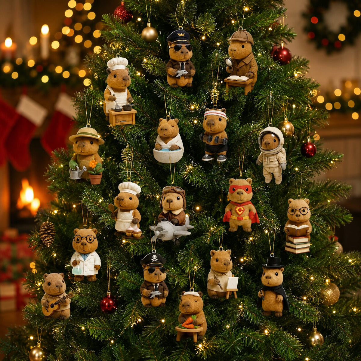 Hiltje | Adventskalender Weihnachtsgeschenke Capybara 24 Türchen