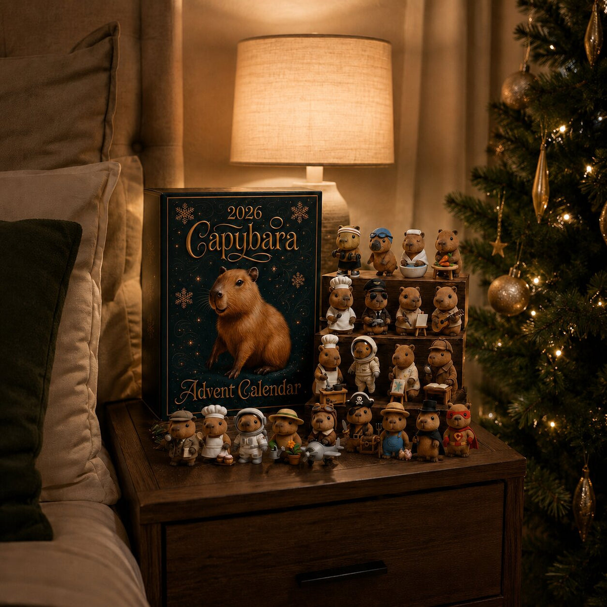 Hiltje | Adventskalender Weihnachtsgeschenke Capybara 24 Türchen