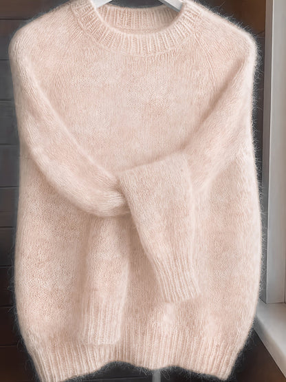 Kastanja | Damen Oversized Strickpullover
