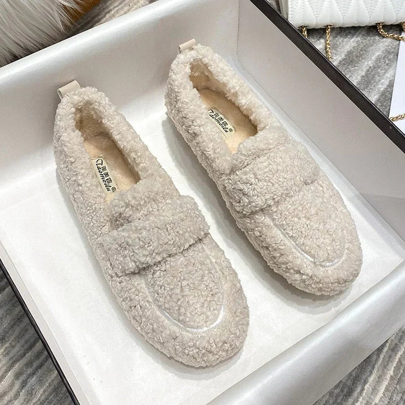 Allegra Flauschige Pantoffel-Sandalen für Damen