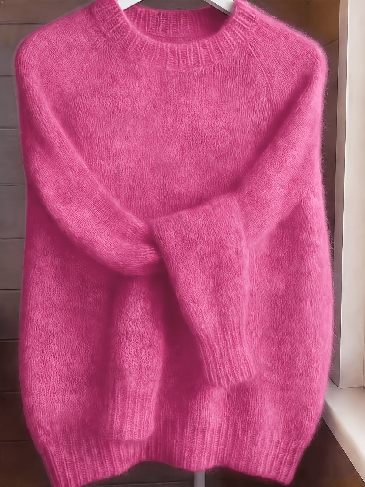 Kastanja | Damen Oversized Strickpullover