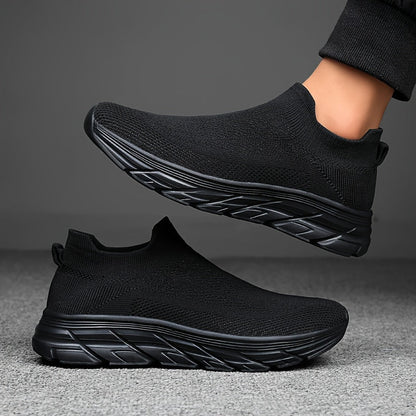 Daniel | Herren Slip-On Sneaker mit Strickschaft, Ademend, Sportlich