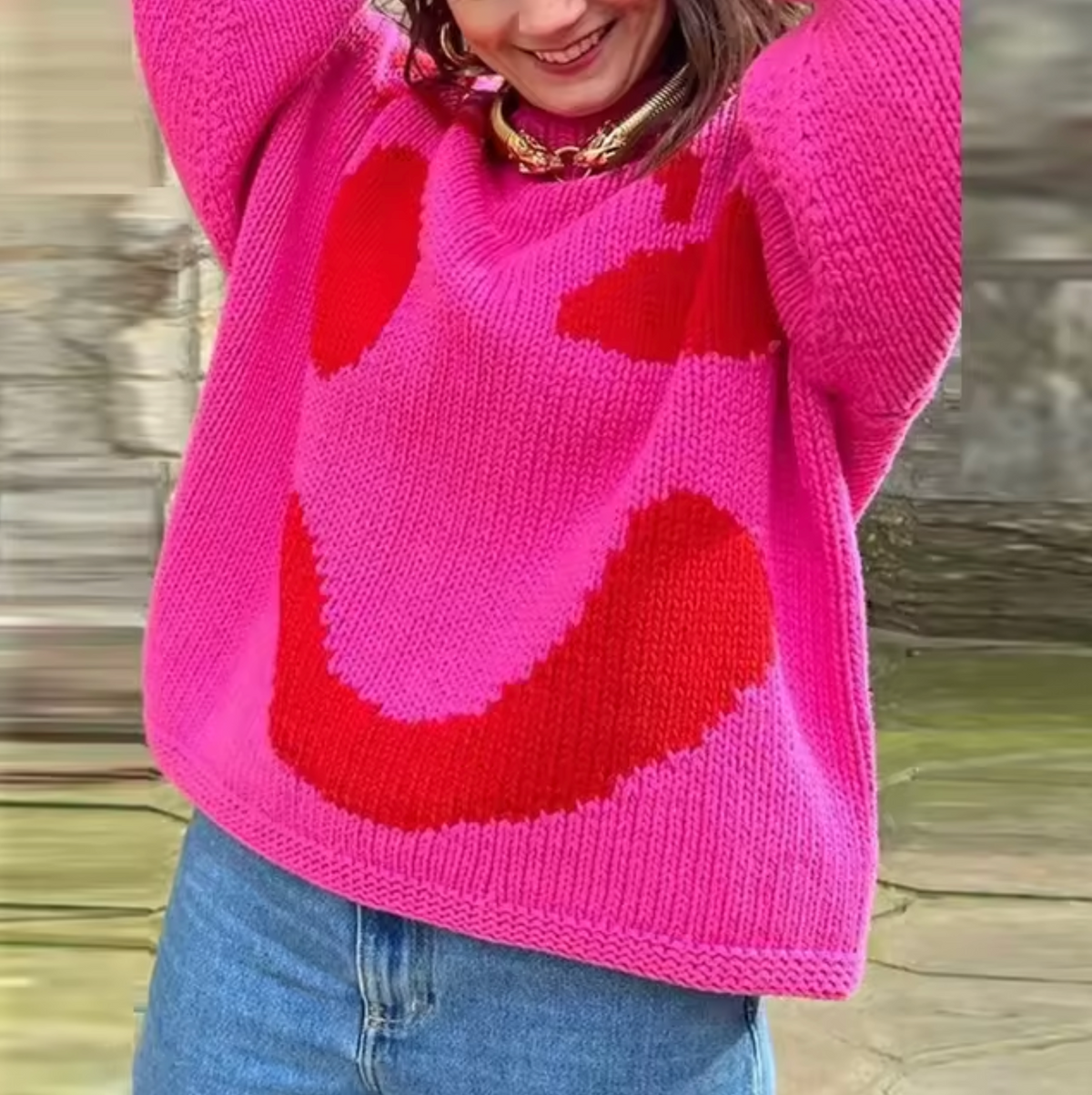 Solene | Rollkragen Pullover Damen Oversize Rippstrick