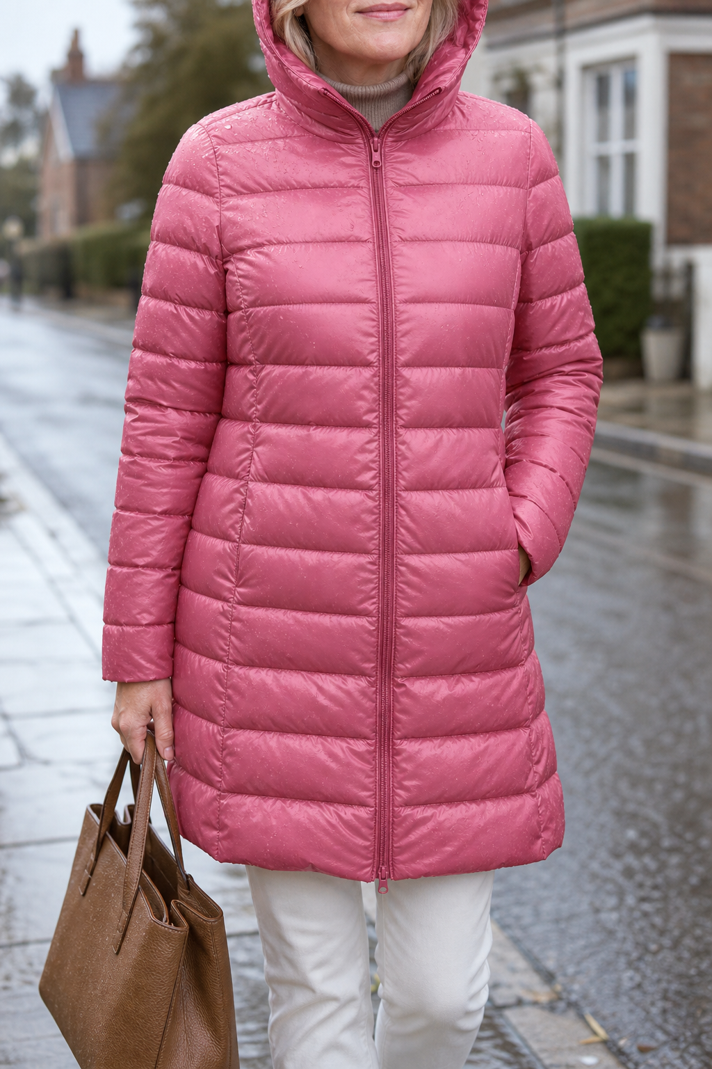 Mieke | Winterjacke Damen Steppjacke mit abnehmbarer Kapuze